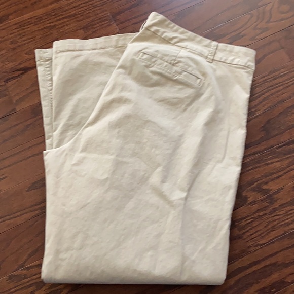 Old Navy boot cut khaki - Picture 2 of 4